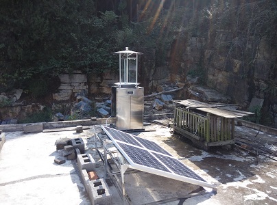 隰縣采用自動(dòng)蟲情測(cè)報(bào)燈監(jiān)測(cè)林業(yè)有害生物